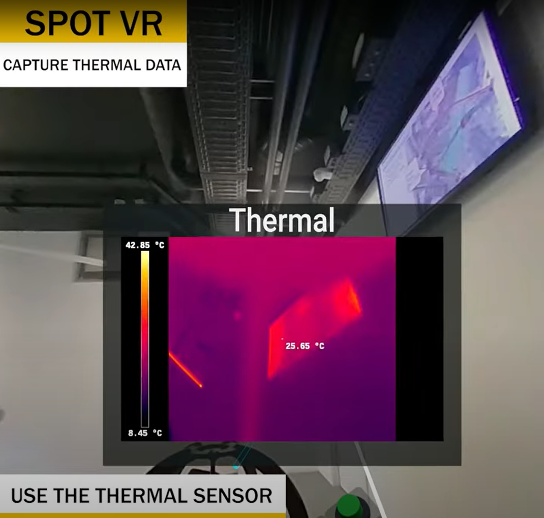 thermal inspection with spot vr